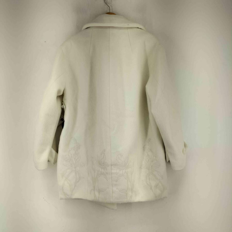 LILY BROWN エンブロイダリーコクーンコート ホワイト リリーブラウン LILY BROWN エンブロイダリーコクーンコート （MNT