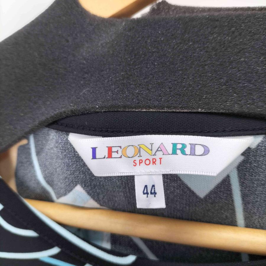 LEONARD SPORT SPORT(レオナールスポーツ) 総柄プリント クルー LEONARD SPORT SPORT(レオナールスポーツ) 総柄プリント クルー