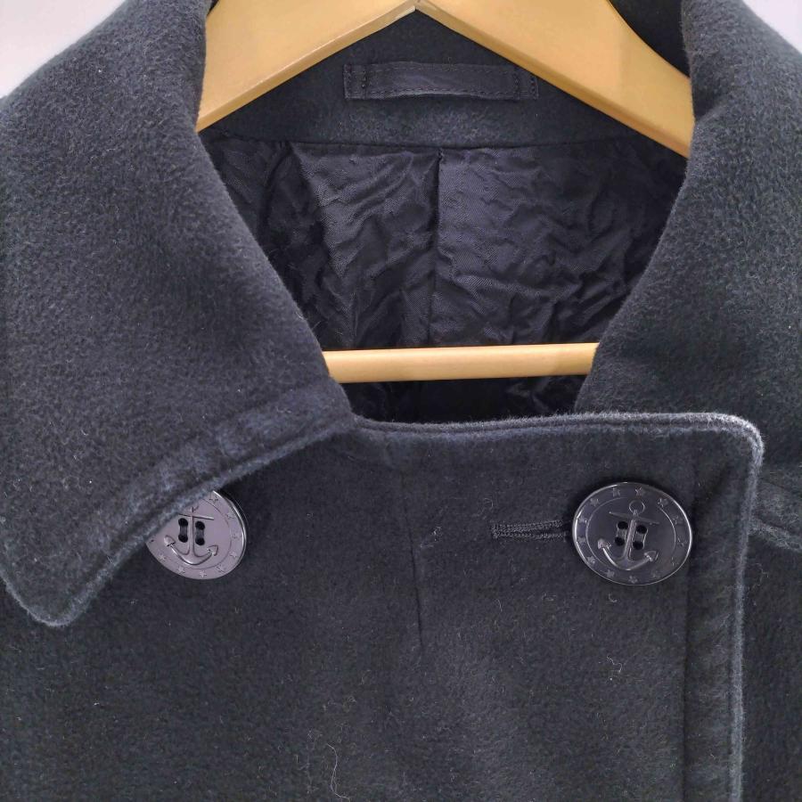 MINEDENIM（マインデニム） 裏地レオパード ダブルブレストピーコート