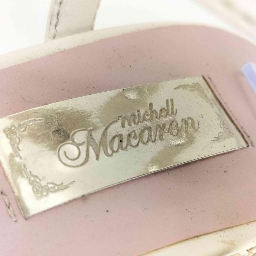 ミシェルマカロン パールビジューサンダル アイボリー ✨Lサイズ✨ michell Macaron(ミシェルマカロン) パール ビジュー サンダル