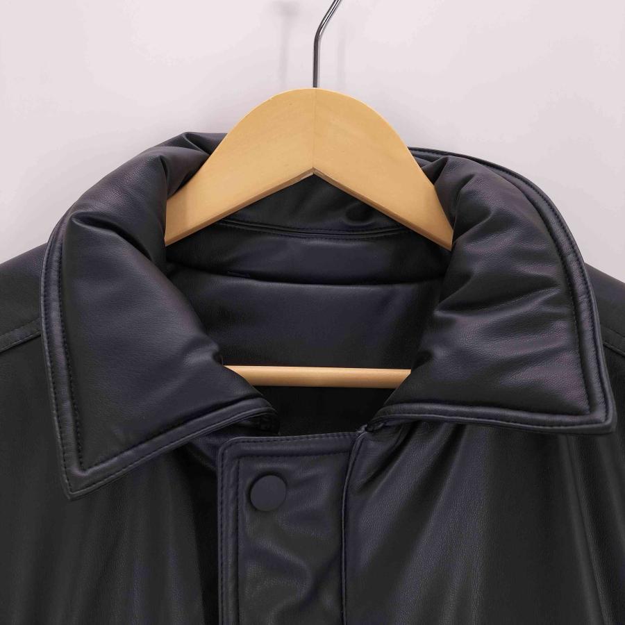 ZARA（ザラ） フェイクレザー キルティングジャケット メンズ import