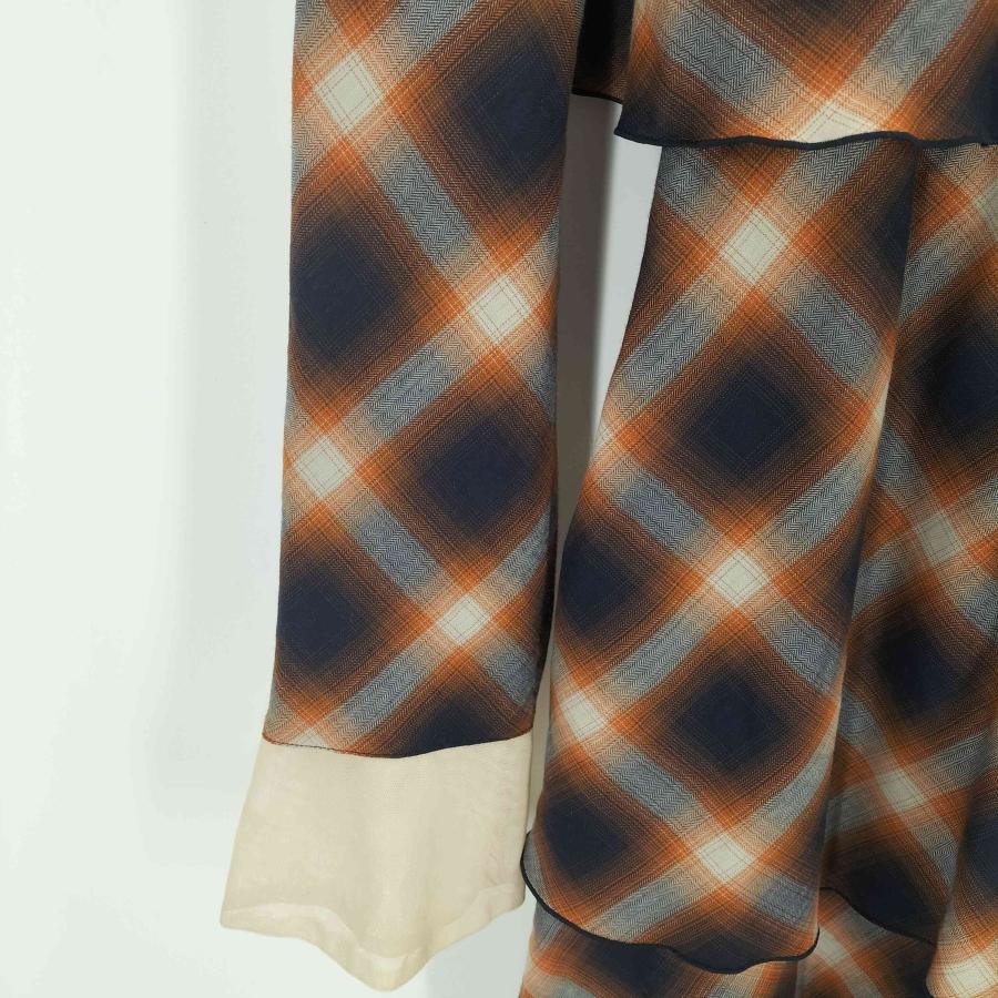 Ameri VINTAGE(アメリヴィンテージ) 2PIECE OMBRE CHECK TIERED