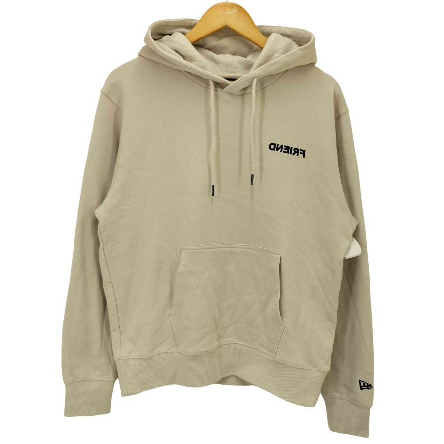 NEW ERA(ニューエラ) コラボ FRIEND 裏毛 スウェット プルオーバーフーディー レディース  S【中古】【ブランド古着バズストア】 NEW ERA（ニューエラ） コラボ FRIEND 裏毛 スウェット プルオーバー