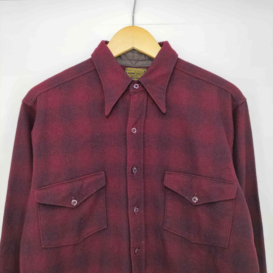 PENDLETON（ペンドルトン） 30S〜40S ウールL/S シャツ メンズ 表記無