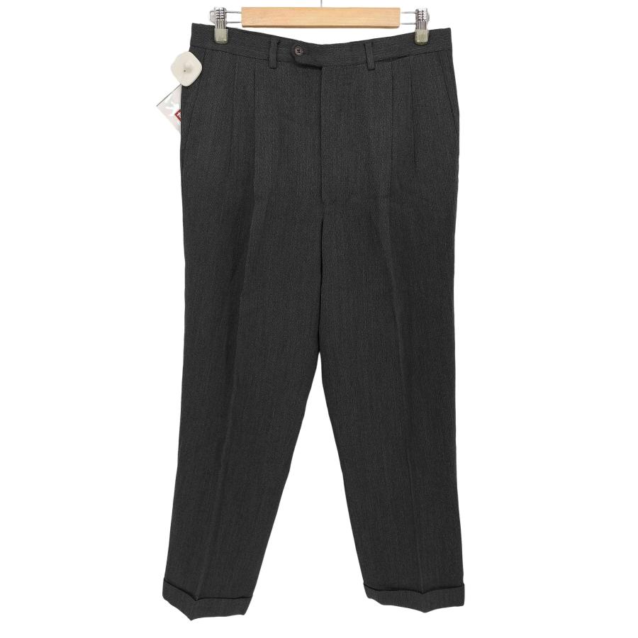 イタリア製 高級 2Tack Wool Trousers スラックス 36 8bc38444a2c1717752102f1d61168a