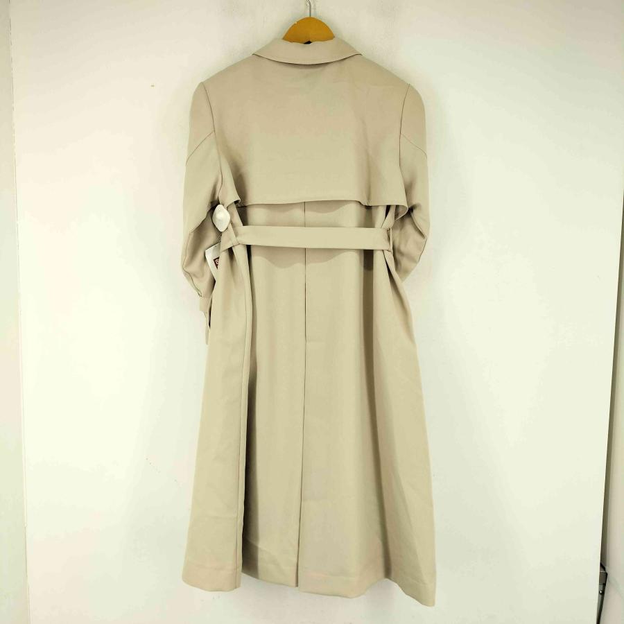 COHINA ベーシックとろみトレンチコート short /グレージュ COHINA ベーシックとろみトレンチコート short /グレージュ