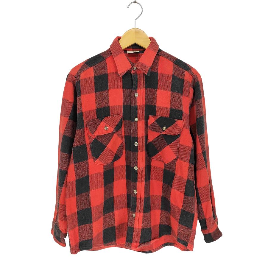 FIVE BROTHER(ファイブブラザー) 90s~ チェックネルシャツ メンズ JPN：M 【中古】【ブランド古着バズストア】 FIVEBROTHER（ファイブブラザー） 90s~ チェックネルシャツ メンズ JPN
