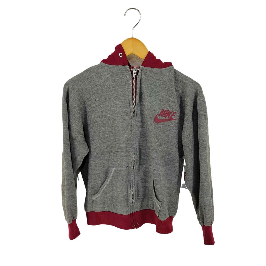 NIKE(ナイキ) スウォッシュ ツートン ジップアップパーカー メンズ 表記無 【中古】【ブランド古着バズストア】 NIKE（ナイキ） スウォッシュ ツートン ジップアップパーカー メンズ