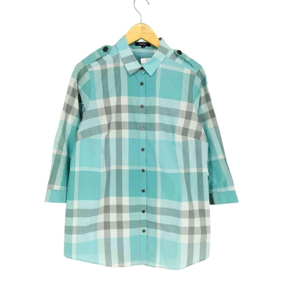 BURBERRY LONDON(バーバリーロンドン) チェック柄 エポレットシャツ 