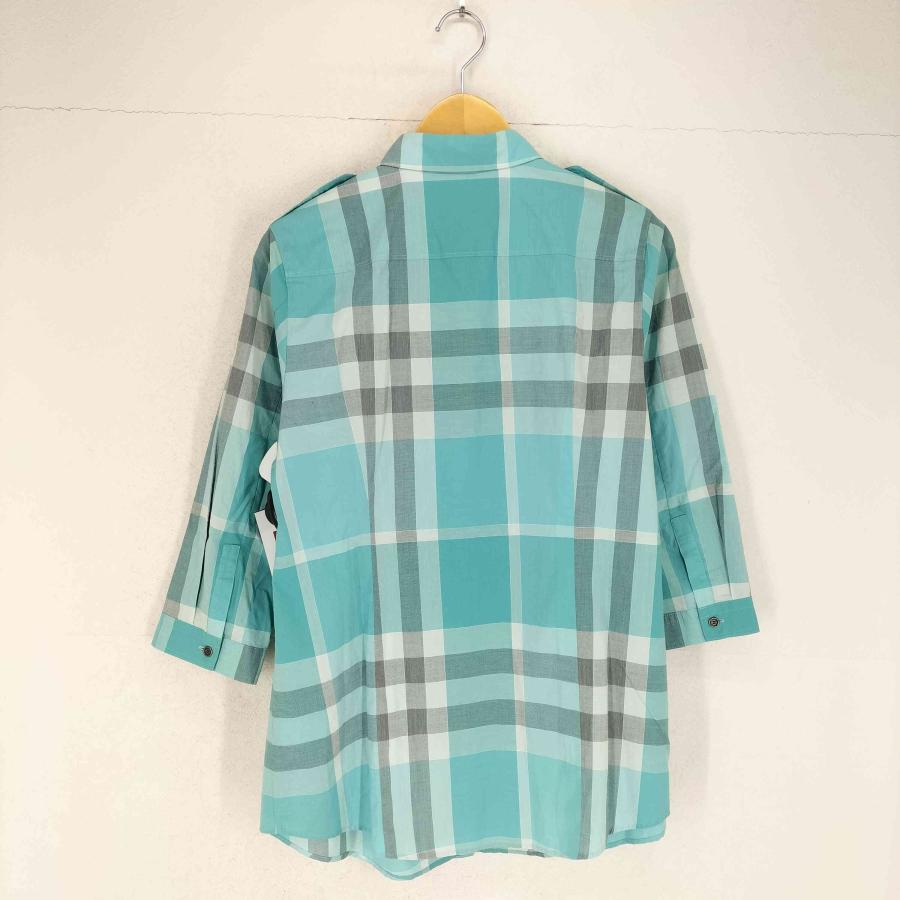 BURBERRY LONDON(バーバリーロンドン) チェック柄 エポレットシャツ 