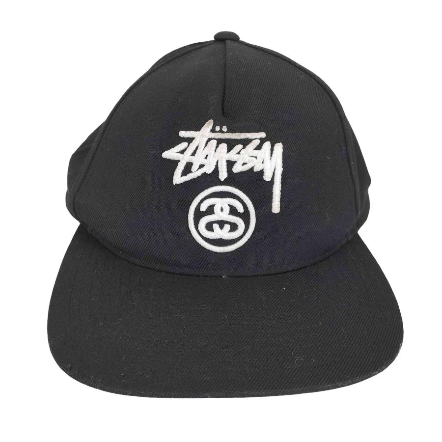 STUSSY Stussy(ステューシー) ロゴ刺繍 スナップバック キャップ 