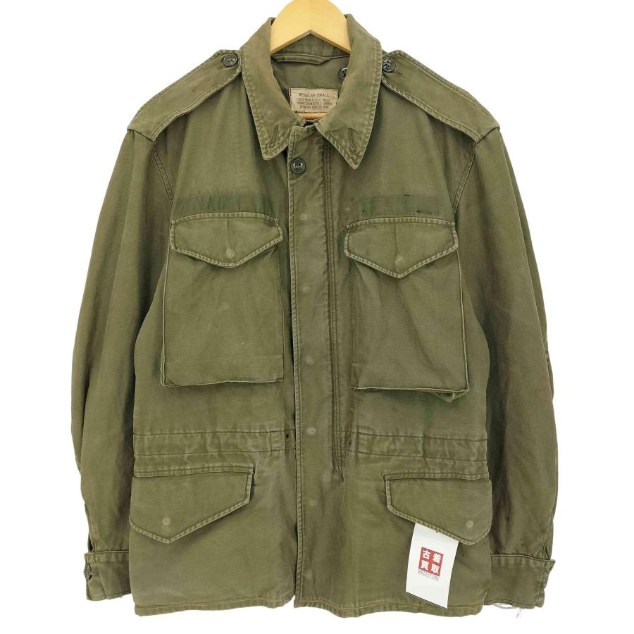 U.S. ARMY(ユーエスアーミー) 60年製 CROWNジップ 中期型 M-51 フィールドジャケット ウエストシェイプリメイク メンズ  REGULAR SMALL【中古】【ブランド古着バズストア】 U.S. ARMY(ユーエスアーミー) 60年製 CROWNジップ 中期型 M-51