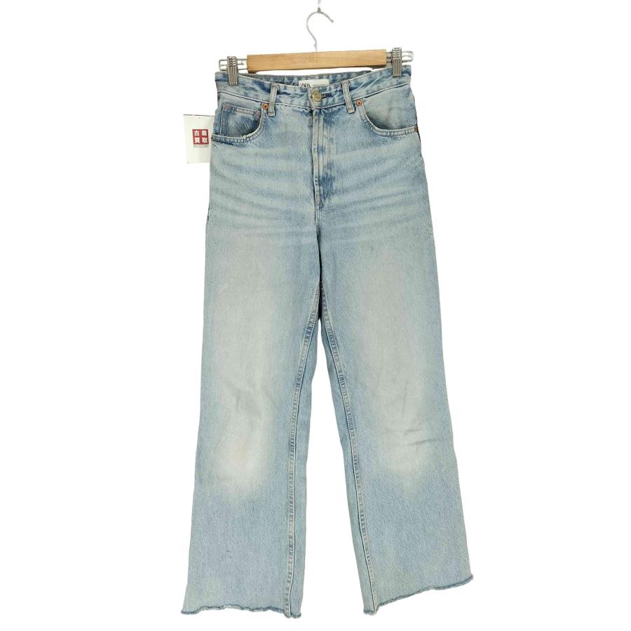 ZARA ZARA(ザラ) 裾カットオフワイドバギーデニムパンツ メンズ 36 