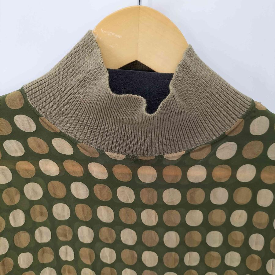 SHARE SPIRIT（シェアースピリット） y2k シルクドットトップス