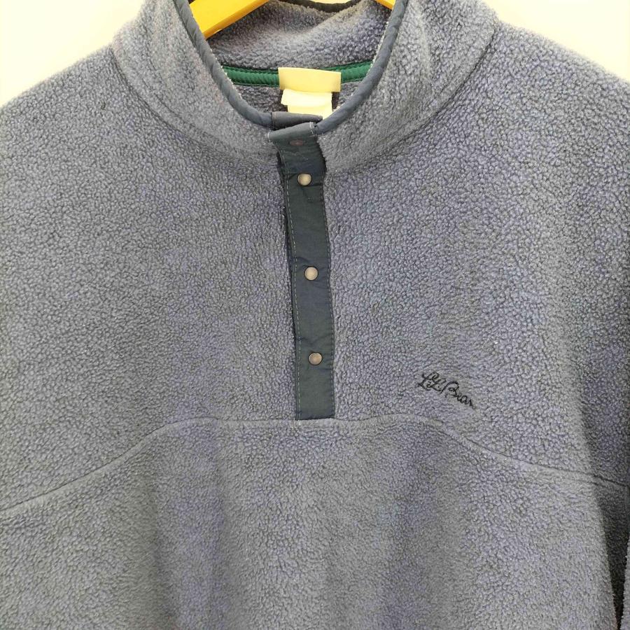 L.L.Bean（エルエルビーン） 80-90S 筆記体ロゴ 刺繍ハーフスナップ