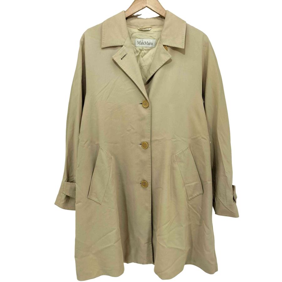Sマックスマーラ　ノーカラーツイードコート　４０サイズ Sマックスマーラ ノーカラーツイードコート 40サイズ ブランド別