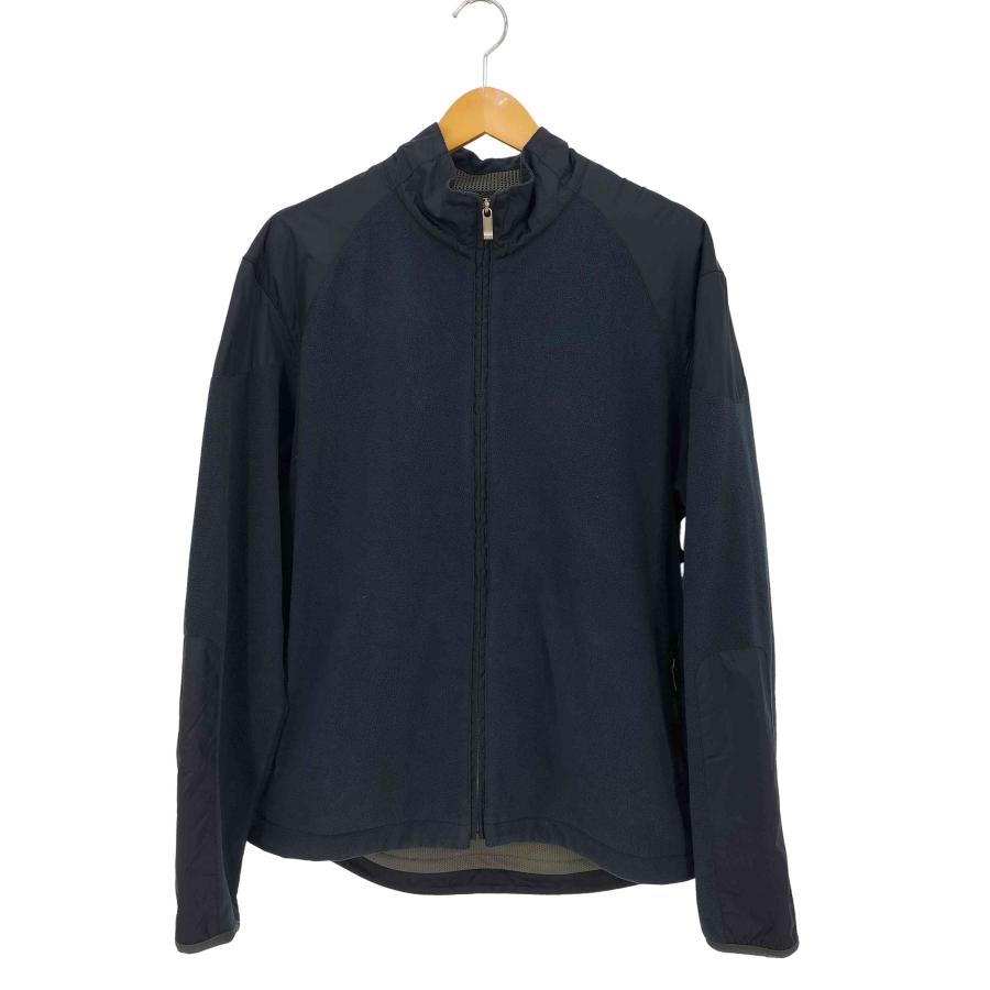 Zegna sport(ゼニアスポーツ) ナイロン切替 ジップアップ フリースジャケット メンズ import：XL 【中古】【ブランド古着バズストア】 Zegna sport(ゼニアスポーツ) ナイロン切替 ジップアップ フリース