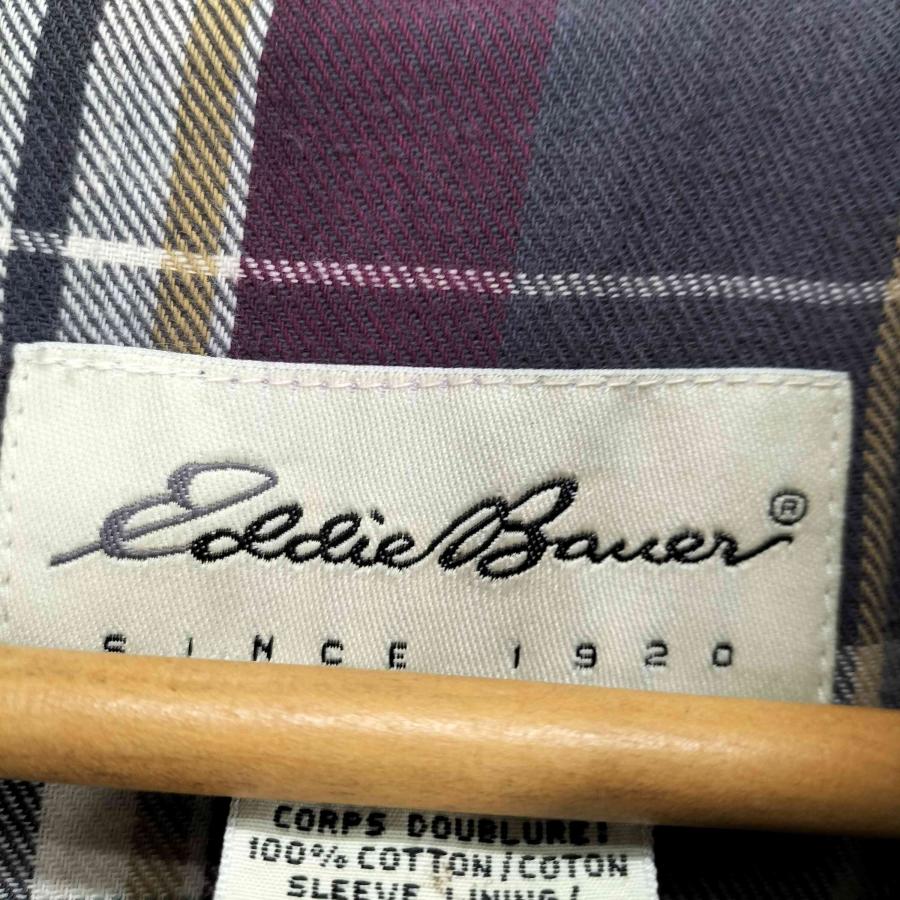 Eddie Bauer Bauer(エディーバウアー) 90s 裏地チェック 襟