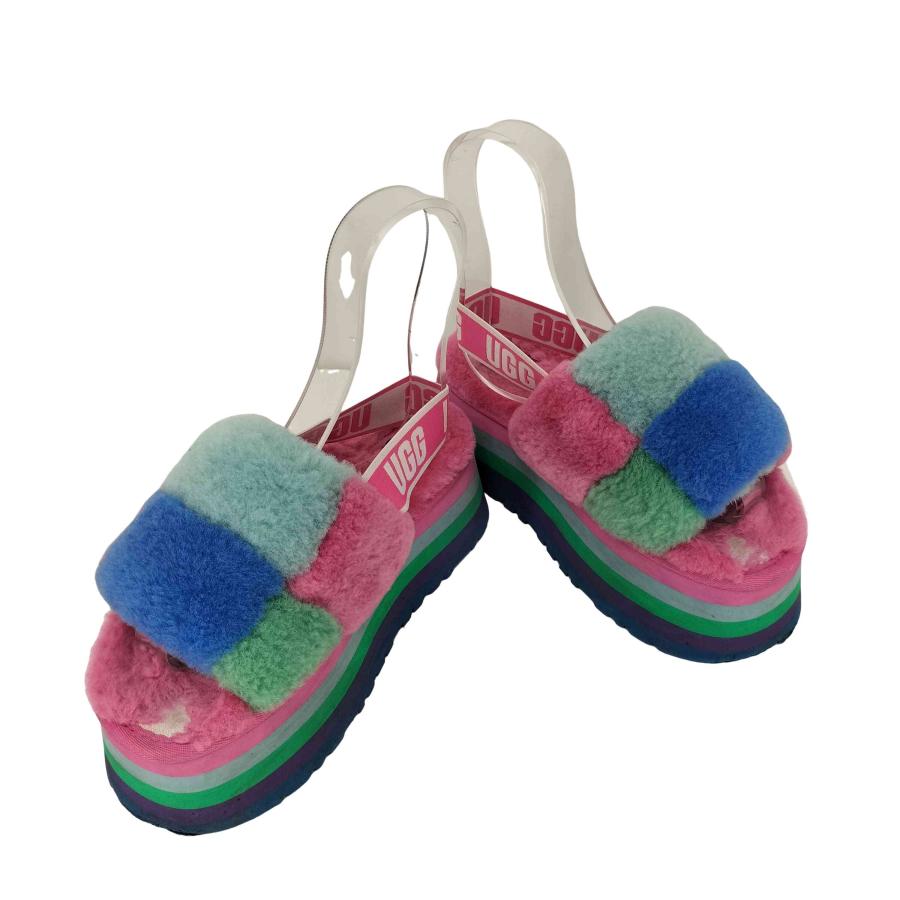 UGG W DISCO CHECKER SLIDE サンダル 23cm UGG(アグ) DISCO CHECKER