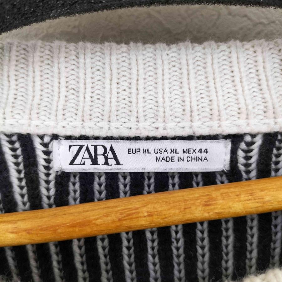 ZARA ZARA(ザラ) textured colorblock sweater メンズ import ZARA ZARA(ザラ) textured colorblock sweater メンズ import