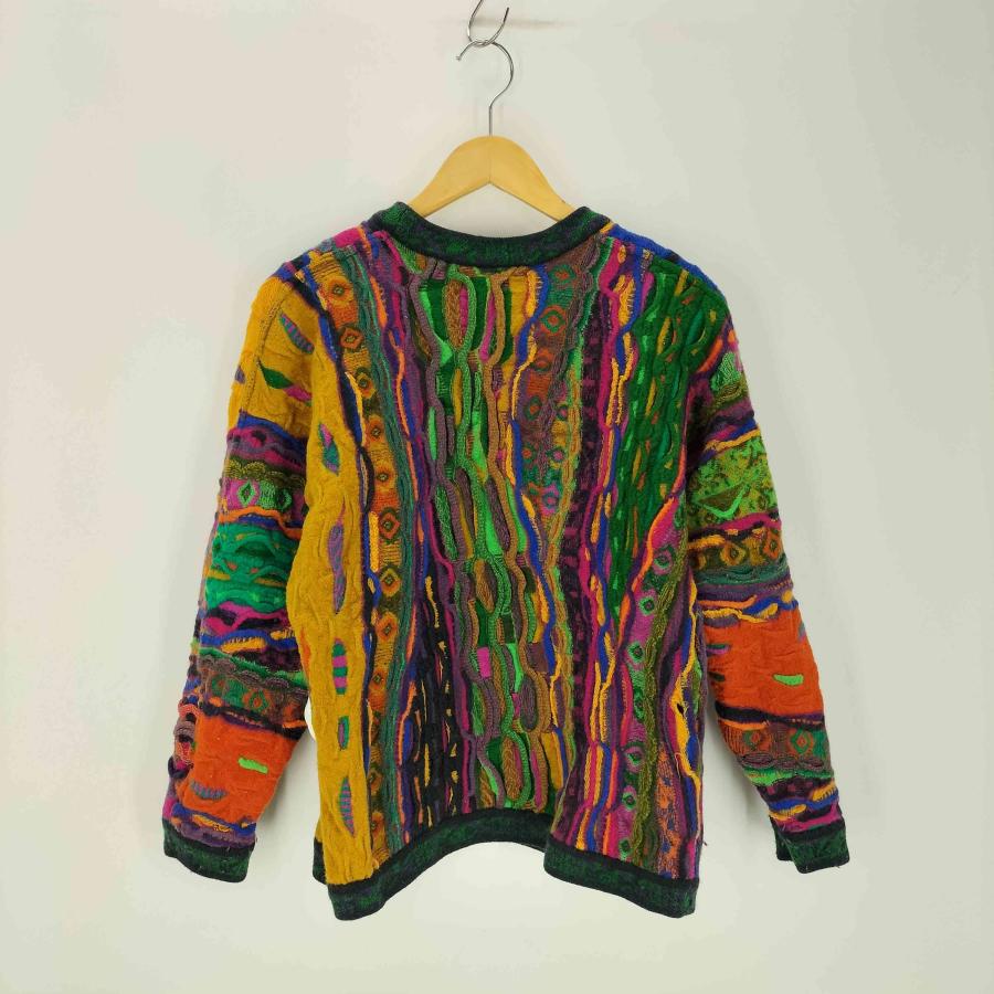 COOGI(クージー) 90S 総柄 3D ウールニット メンズ JPN:M 中古 COOGI(クージー) 90S 総柄 3D ウールニット メンズ JPN:M 中古