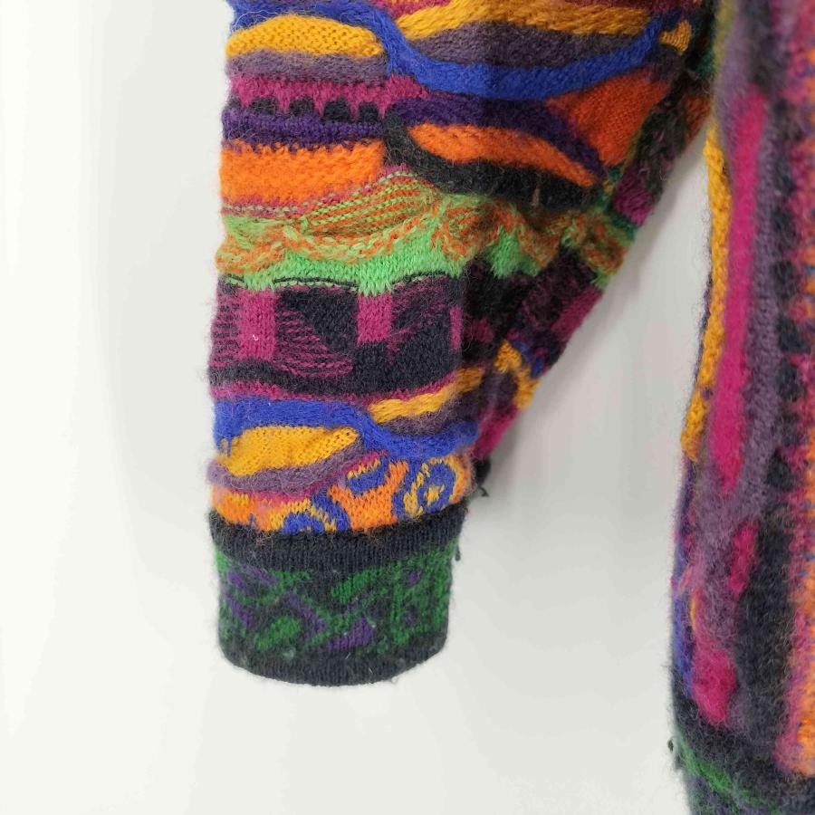 COOGI(クージー) 90S 総柄 3D ウールニット メンズ JPN:M 中古 COOGI(クージー) 90S 総柄 3D ウールニット メンズ JPN:M 中古