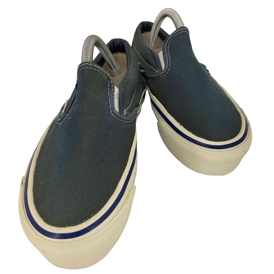 VANS(バンズ) 80S MADE IN USA キャンバス スリッポン レディース US：4 【中古】【ブランド古着バズストア】 VANS（ヴァンズ） VANS(バンズ) 80S MADE IN USA キャンバス