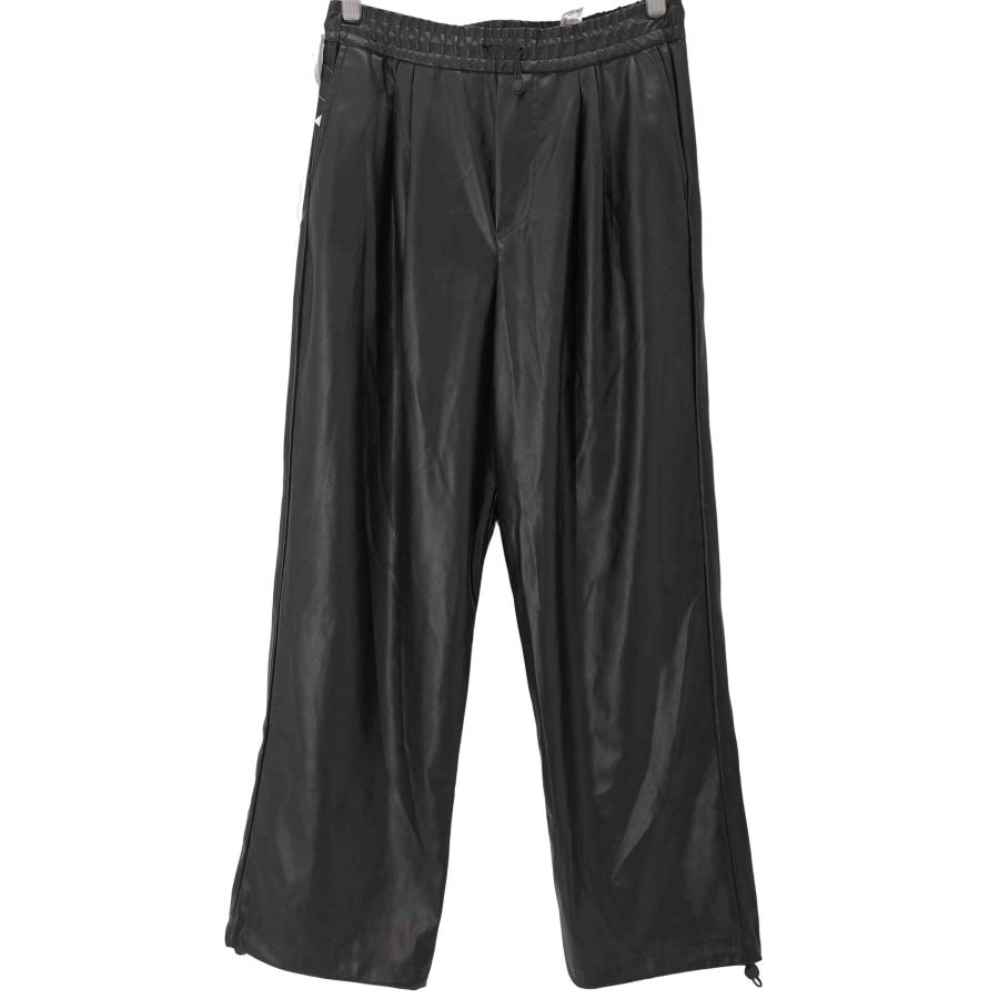 ZARA ZARA(ザラ) 2タックフェイクレザーワイドパンツ レディース ZARA ZARA(ザラ) 2タックフェイクレザーワイドパンツ レディース