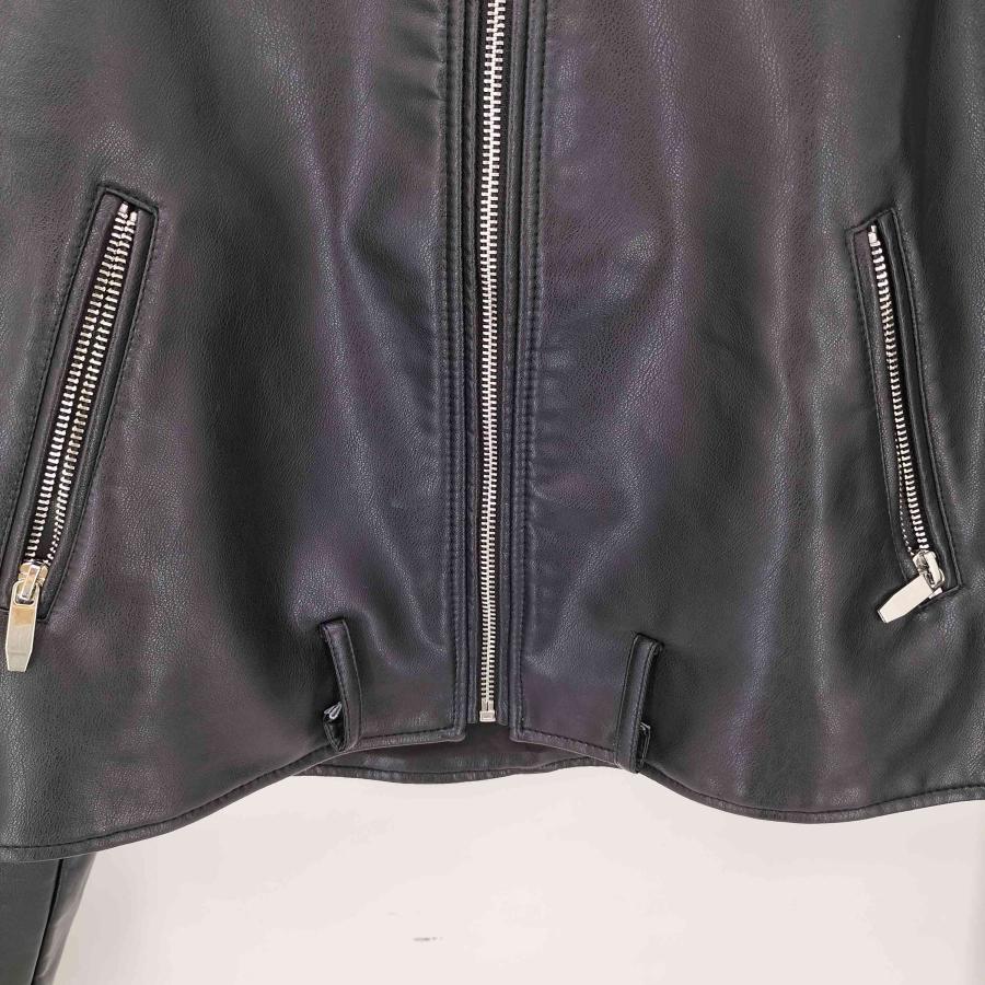 ZARA ZARA(ザラ) フェイクレザー ブルゾン レディース import:M ZARA ZARA(ザラ) フェイクレザー ブルゾン レディース import:M