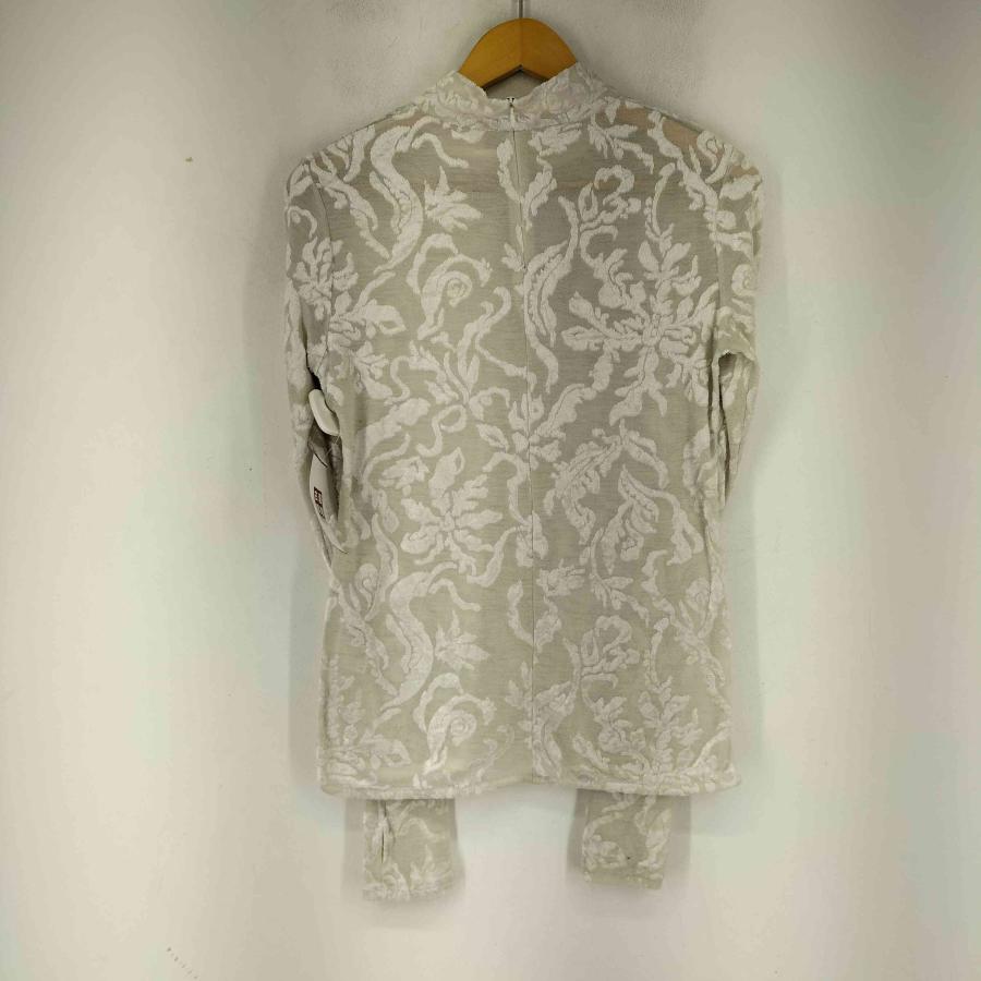 murral / Snowflake jacquard velor top