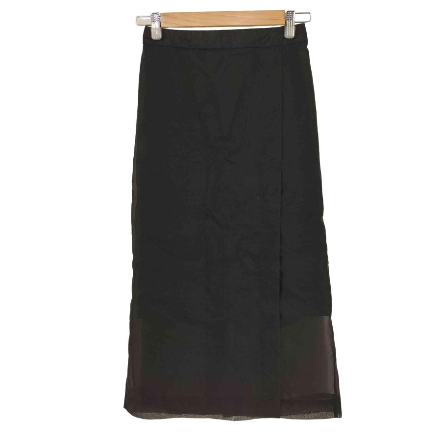 SACRA(サクラ) ORGANDY WRAP SKIRT レディース JPN：38 【中古】【ブランド古着バズストア】 SACRA（サクラ） ORGANDY WRAP SKIRT レディース JPN：38 中古 古着