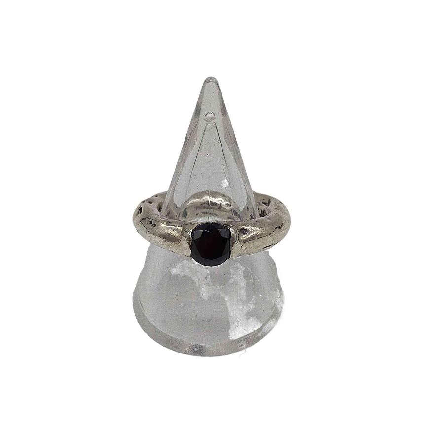 e.m. e.m.(イーエム) SILVER925ブラックジルコニアリング メンズ 15号  