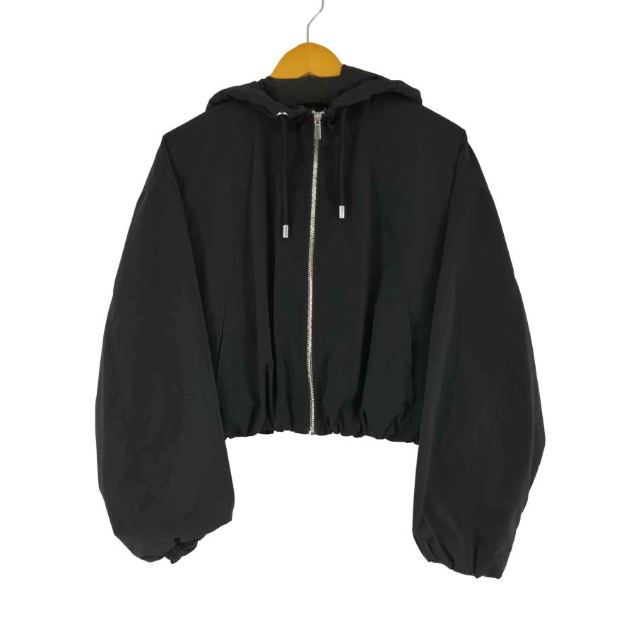 ZARA ZARA(ザラ) クロップドナイロンフーディージャケット レディース