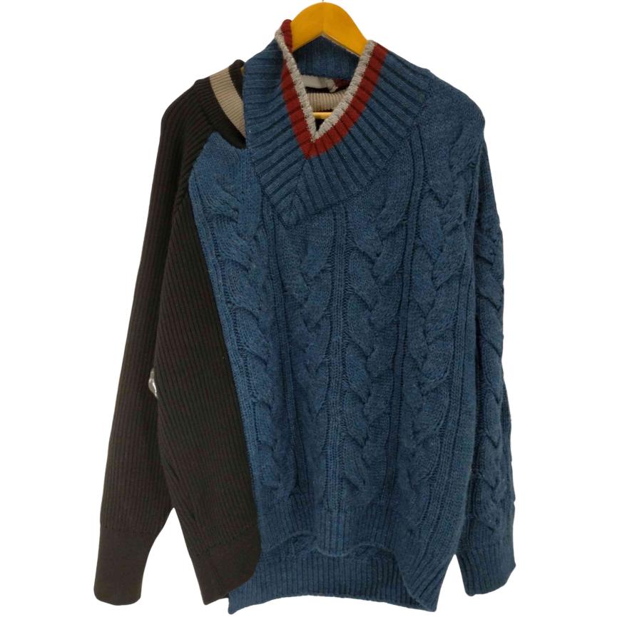 kolor 21aw ドッキングカーディガン size1 kolor 21aw ドッキングカーディガン size1