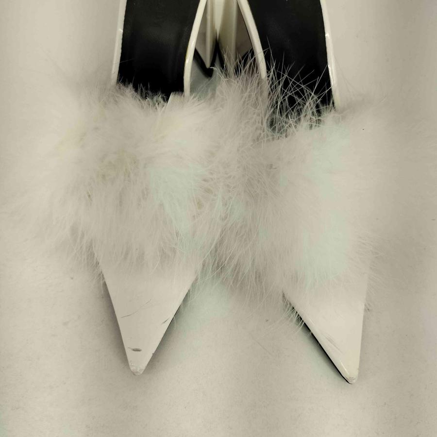 Melt the Lady pointed toe fur mule 36