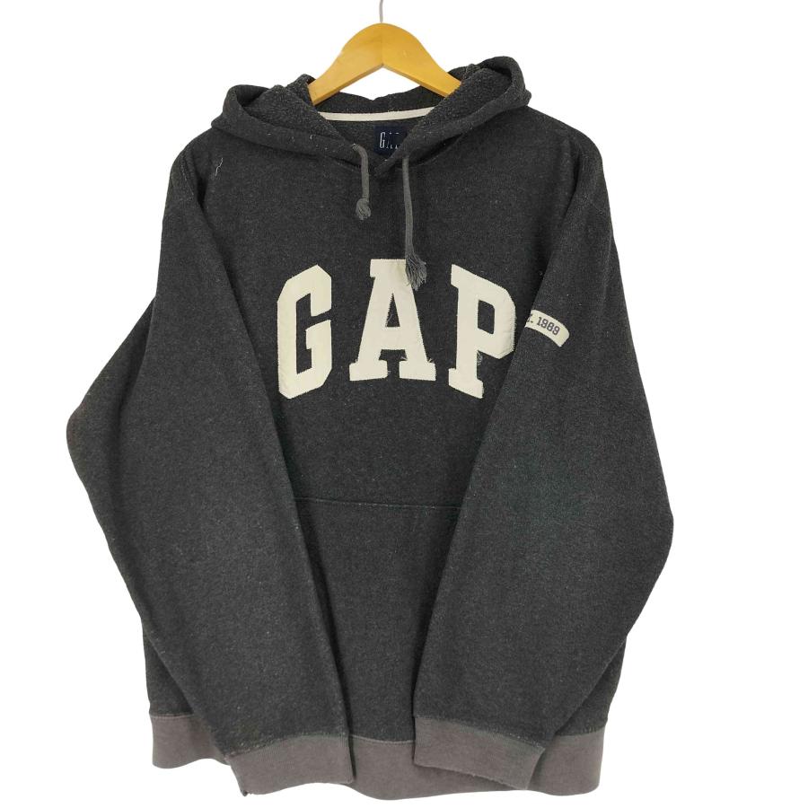 GAP（ギャップ） 00S ロゴアップリケ フリースパーカー メンズ JPN：M