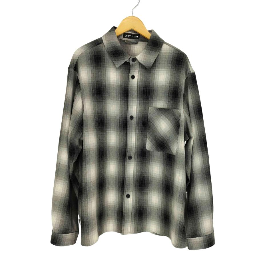 ZARA（ザラ） オンブレチェックシャツ メンズ JPN：XL 中古 古着 0251