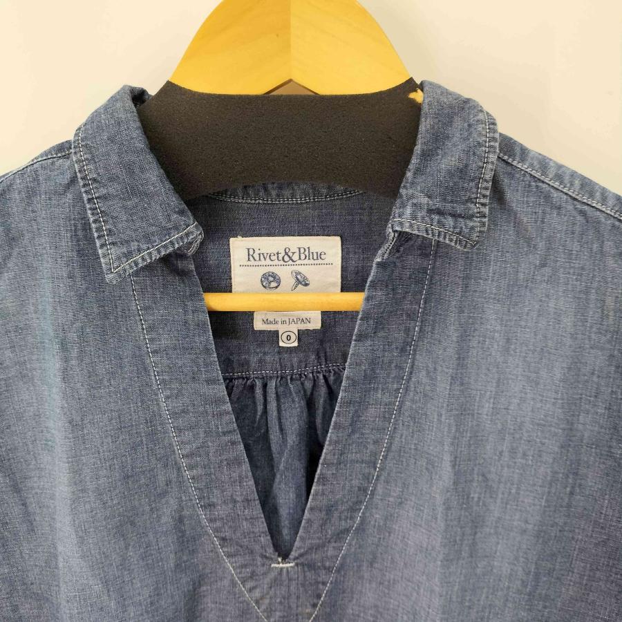 USED古着(ユーズドフルギ) {{rivet & blue}}L/S デニムシャツ