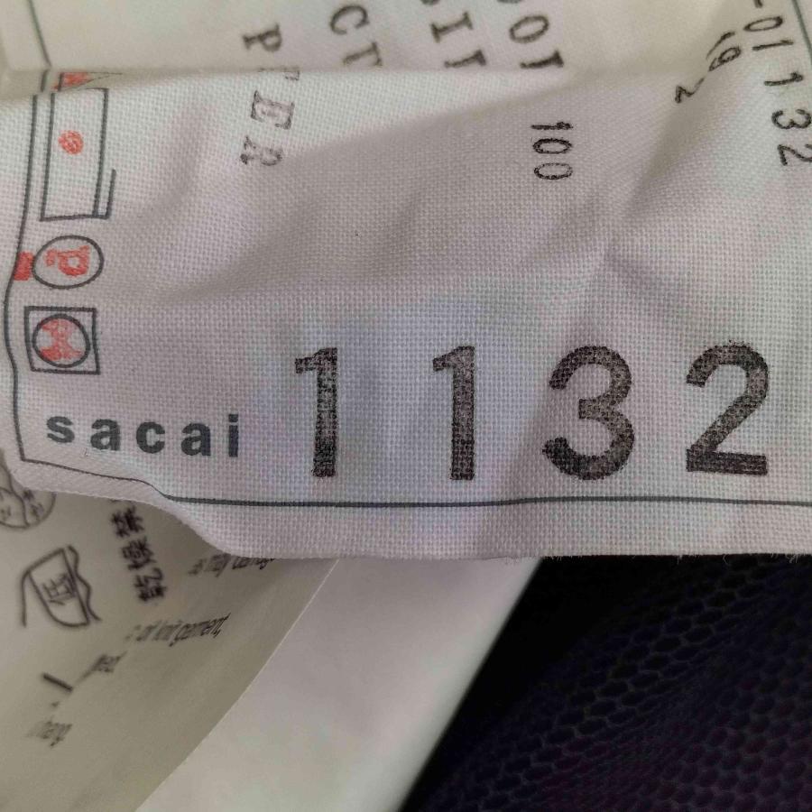 Sacai(サカイ) ウール バックフリルカーディガン レディース JPN：2 【中古】【ブランド古着バズストア】 sacai（サカイ） ウール バックフリルカーディガン レディース JPN：2