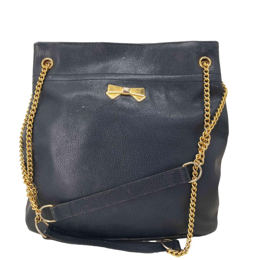 美品 NINA RICCI ショルダーバッグ レザー フランス製