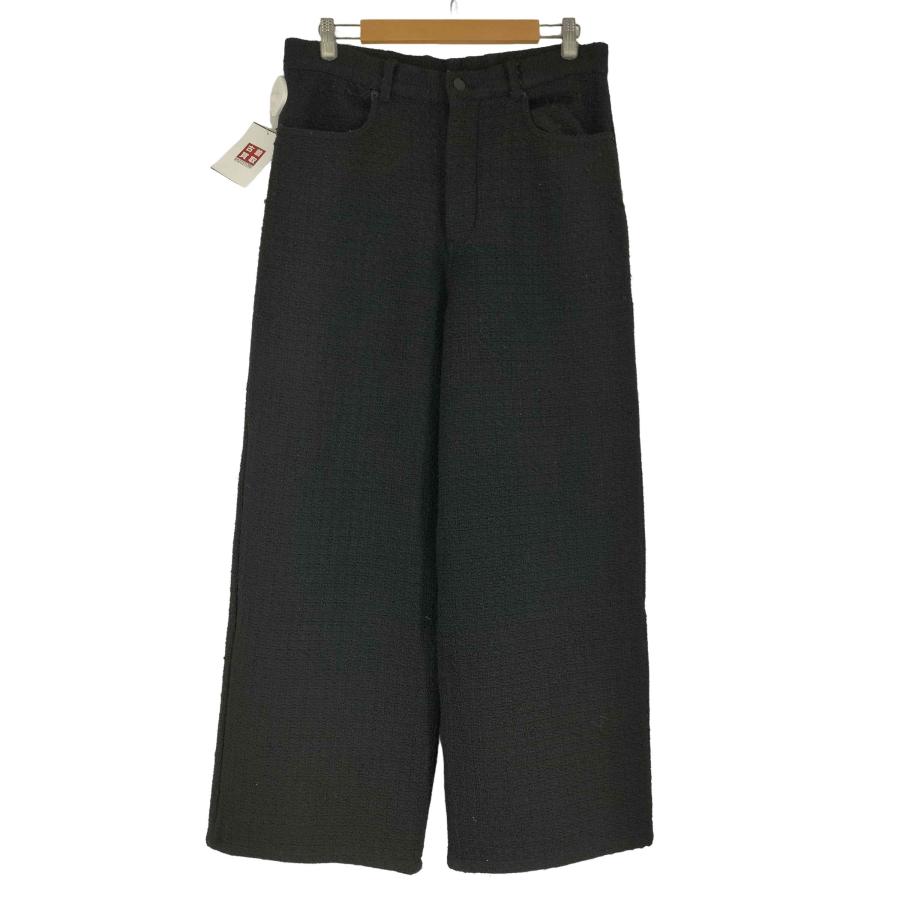 ZARA（ザラ） テクスチャー素材ウール混 ワイドパンツ メンズ US M