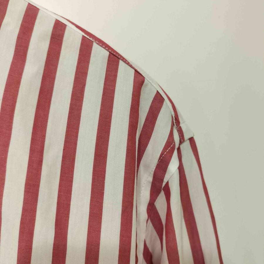 BROOKS BROTHERS ネイビー・レッド文字模様半袖ワンピースMsize  