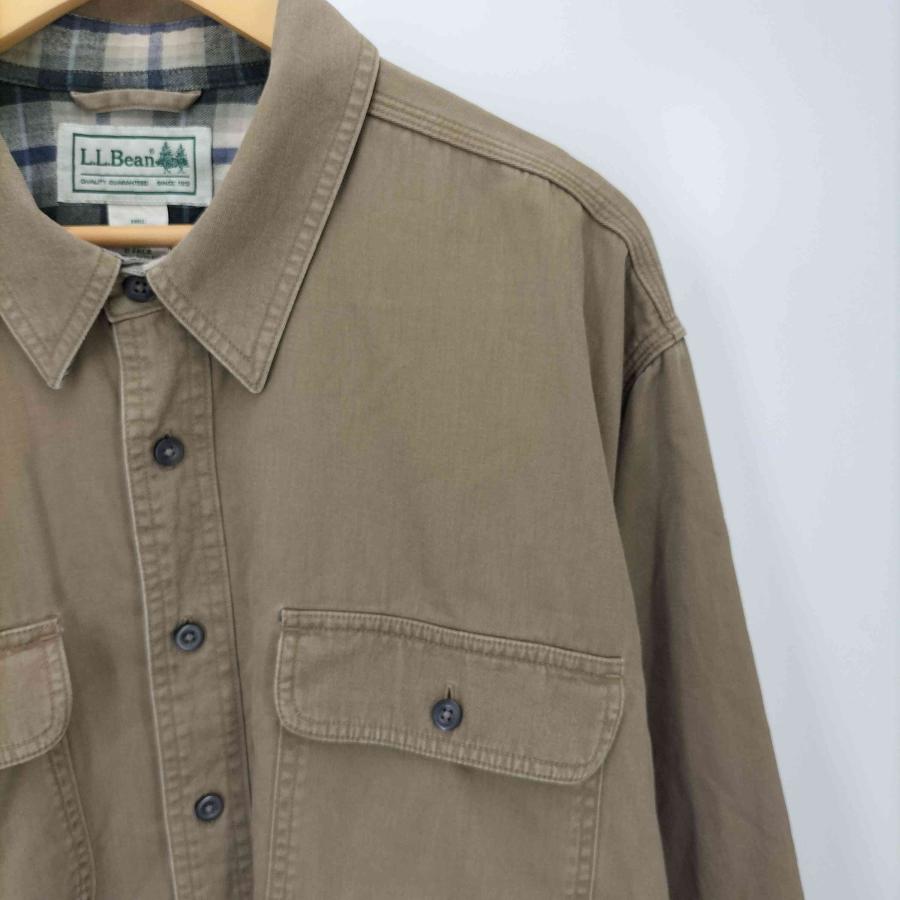 L.L.Bean（エルエルビーン） 裏地チェック フラップポケット ワーク