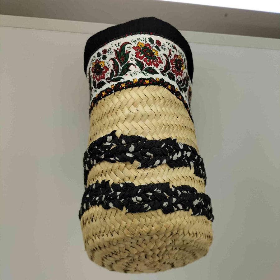 SOLEIAD 花柄刺繍 バスケットバッグ