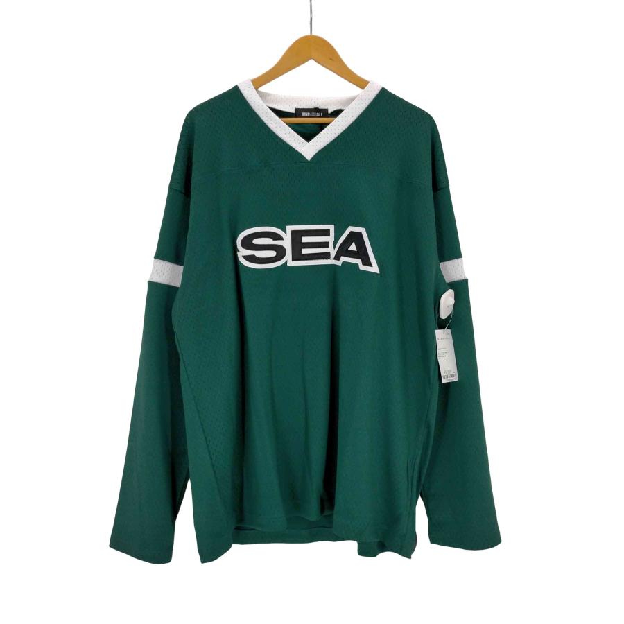 確実正規品　超希少品　WIND AND SEA ゲームシャツ Lサイズ WIND AND SEA（ウィンダンシー） Satin Patch Game Shirt メンズ JPN