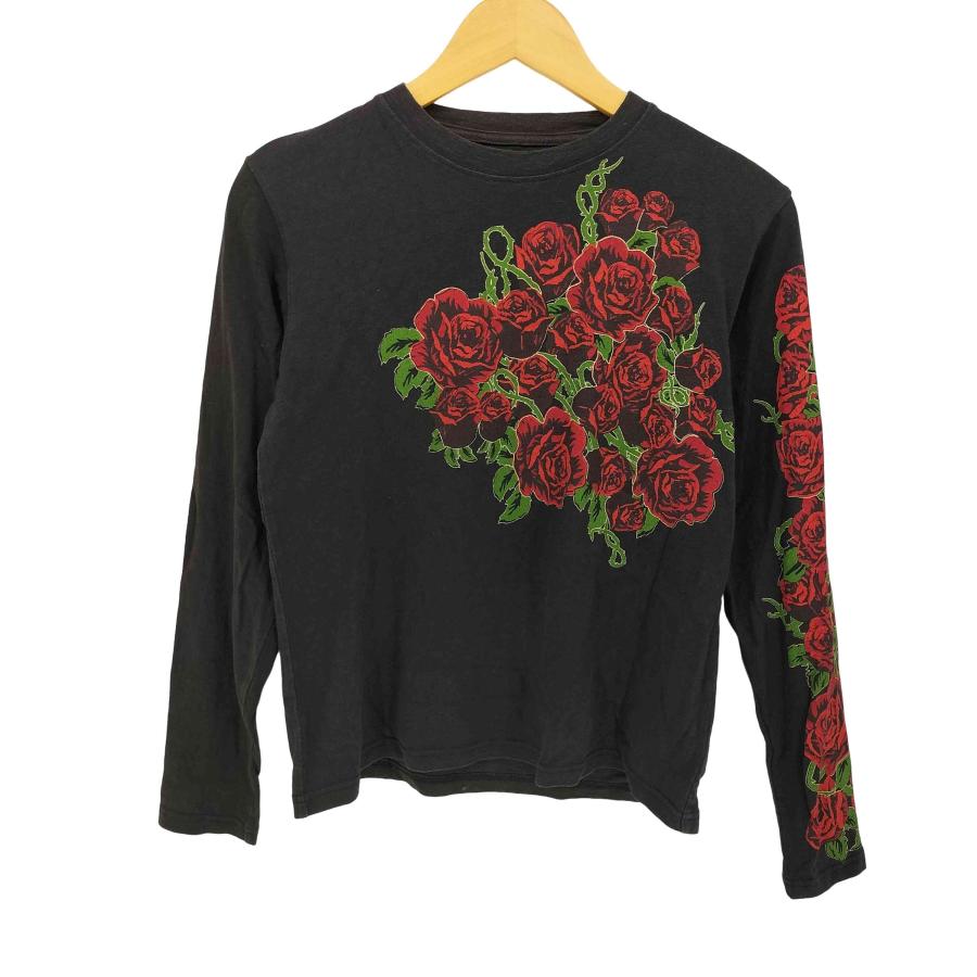 KAPITAL kapital キャピタル ローズ柄 長袖カットソーsize 3