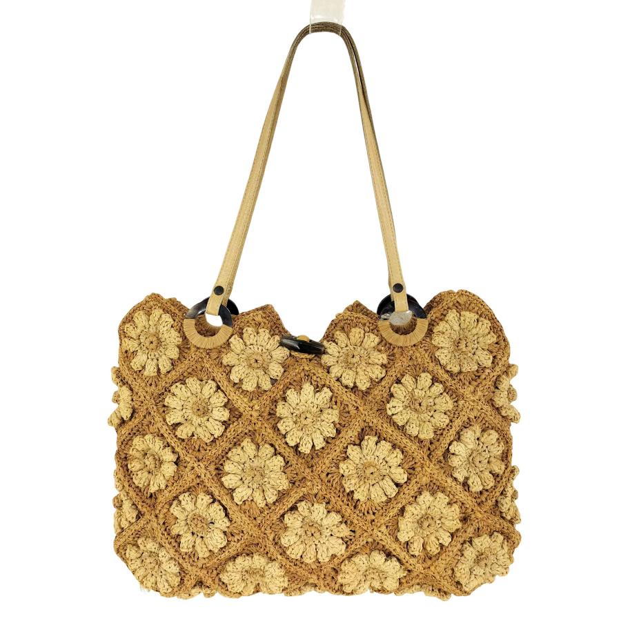 JAMIN PUECH(ジャマンピエッシュ)ラフィア ショルダーバッグ