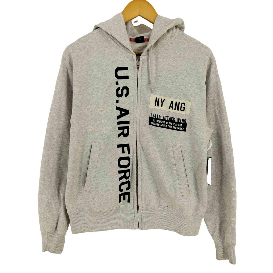 AVIREX(アヴィレックス) AIR NATIONAL GUARD PATCH ＆ PRINT ZIP PARKA メンズ import：M 【中古】【ブランド古着バズストア】 AVIREX（アヴィレックス） AIR NATIONAL GUARD PATCH ＆ PRINT ZIP