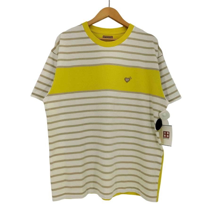 HUMAN MADE MADE(ヒューマンメイド) PANEL STRIPED T-SHIRT