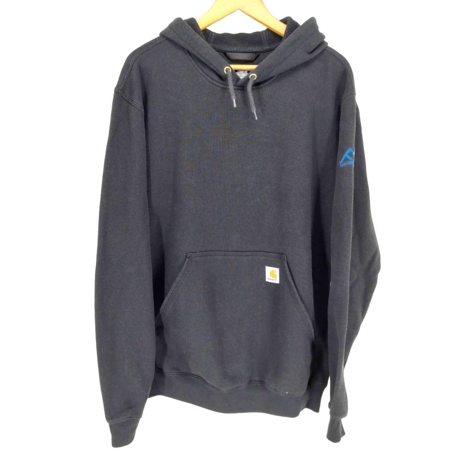 Carhartt(カーハート) LOOSE FIT 企業ロゴ刺繍プルオーバーパーカー メンズ JPN：L 【中古】【ブランド古着バズストア】 Carhartt（カーハート） LOOSE FIT 企業ロゴ刺繍プルオーバーパーカー